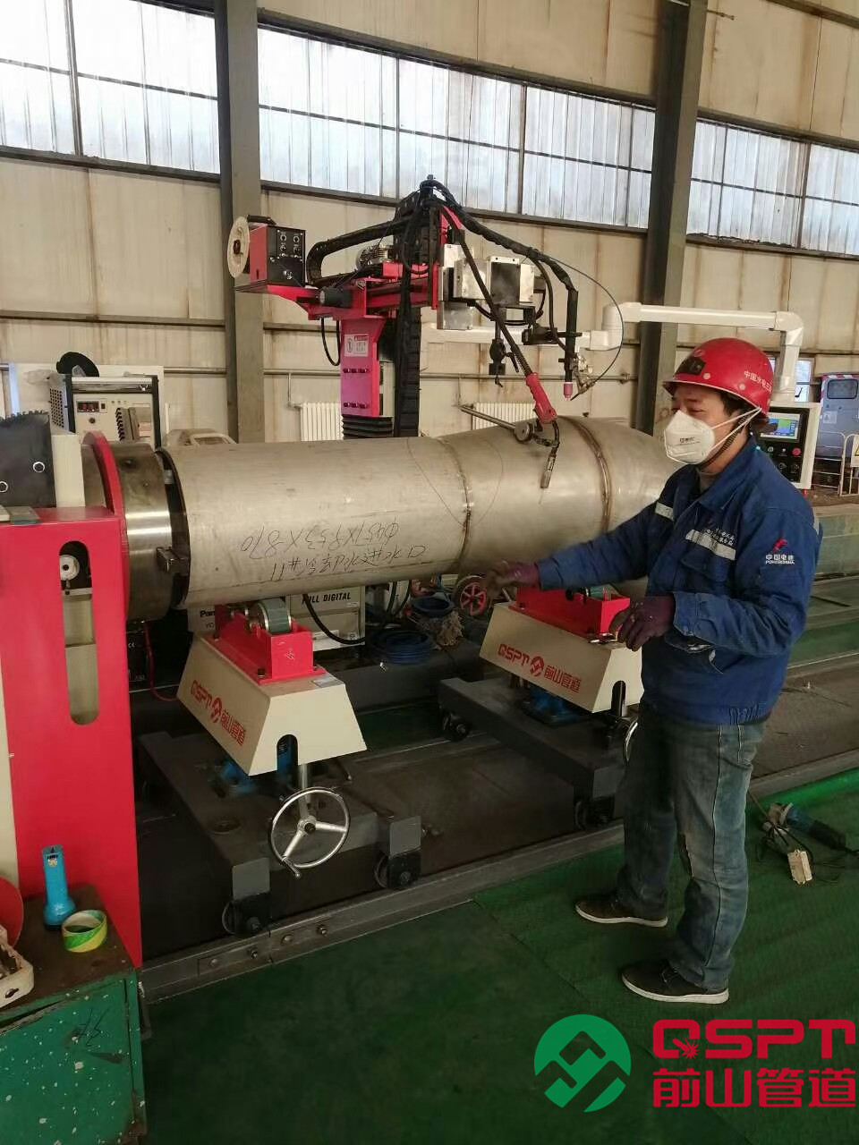 中国水利水电丰宁机电安装项目管道预制化工厂正式投产啦